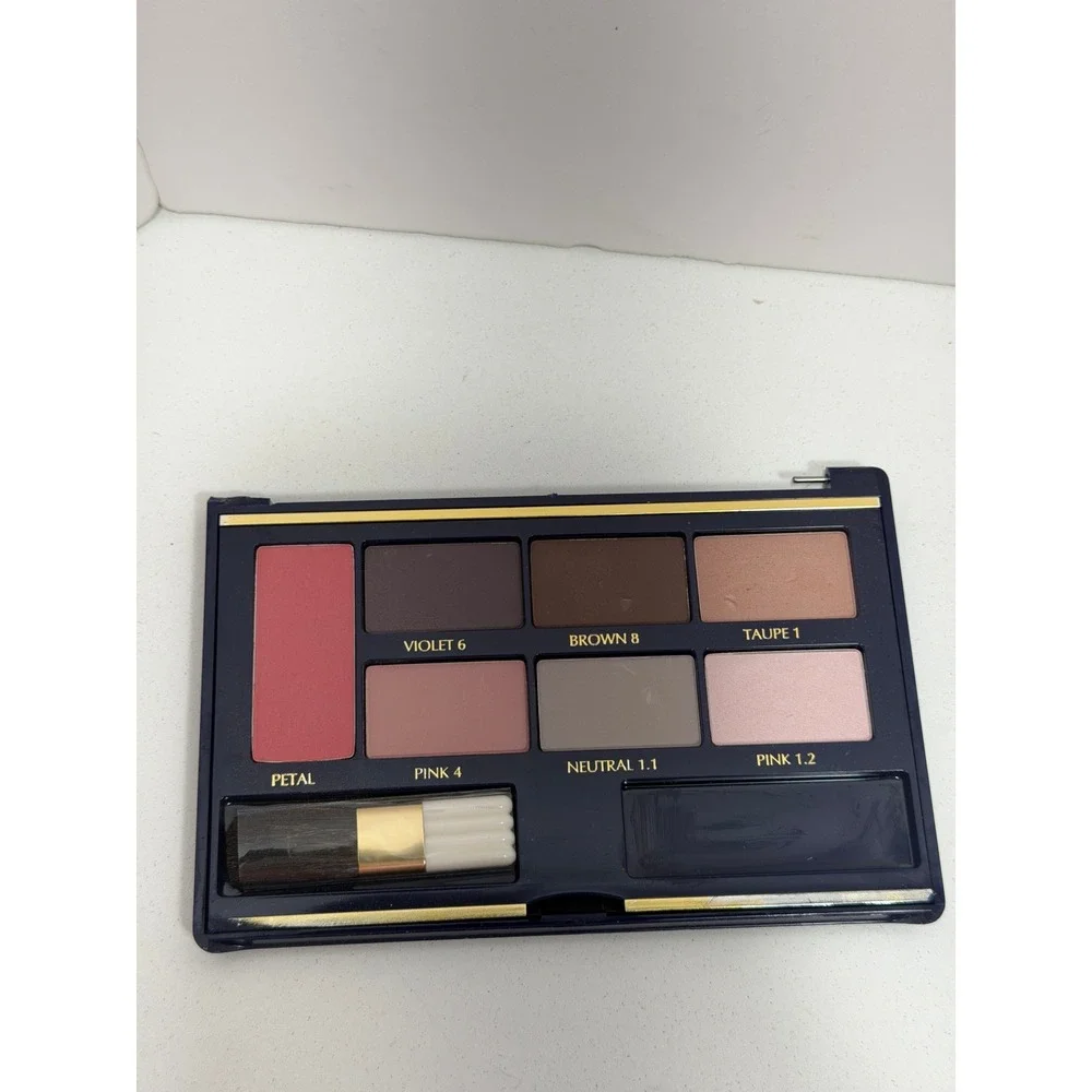 Estee Lauder Compact Disc‎ Eyeshadow Blush Palette Vintage 6 Shades BROKEN CASE